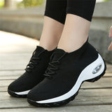 Breathable Mesh Lace-Up Hypersoft Sneakers