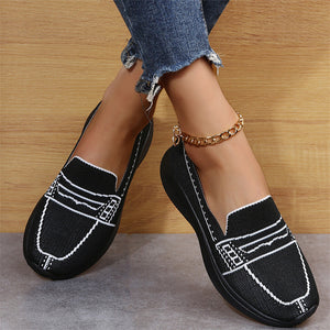 Female Plus Size Fashion Wear-resistant Flat Loafer