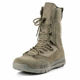 New Men's Casual Outdoor Army Boots Breathable Sage Green Non-Slip Boots