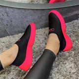 Women's Lightweight Stretch Walking Slip-on Sneakers Flat Loafers