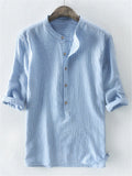 Men's Striped Button Up Shirts