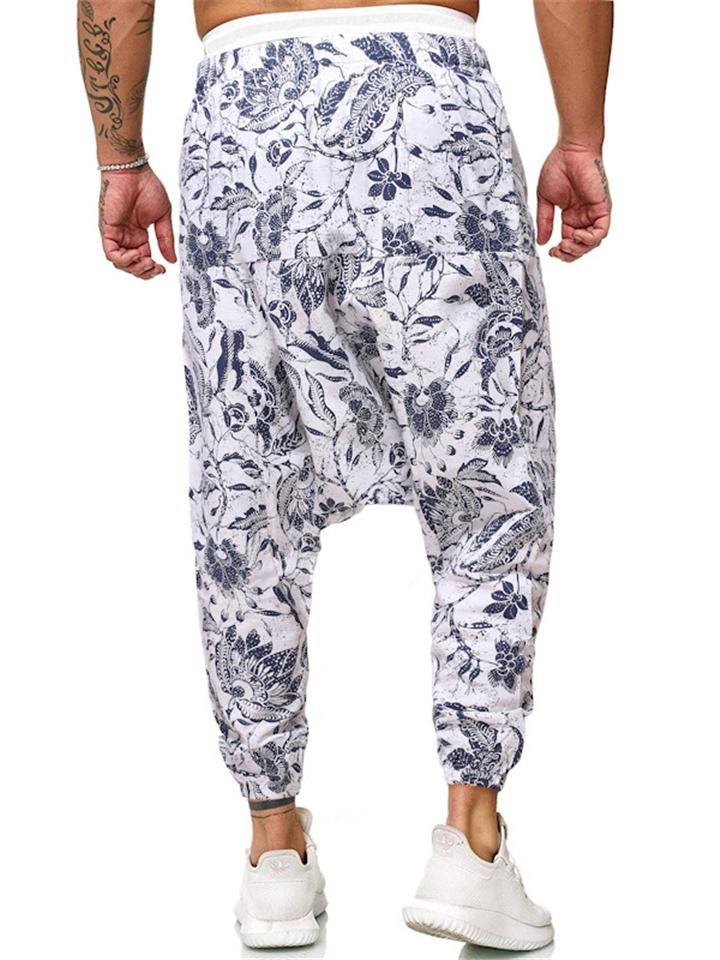 Loose Fashion Print Casual Running Athletic Comfort Harem Pants