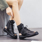 New Trendy Stylish Flat Sandals Open Toe Summer Boots For Women