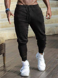 Sports Fitness Stretchy Elastic Waist Running Pants for Muscle Boy