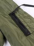 Men's Cool Stand Collar Full Zip Pocket Jacket Coat