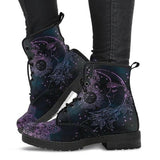 Creative Printed Lace Up Non-Slip Short Boots