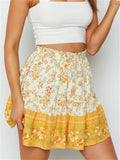 Trendy Bohemian Style Printed Skirts