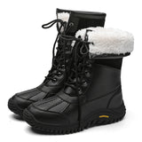 Girl's Waterproof Mid-Calf Keep Warm Short Plush Snow Boots