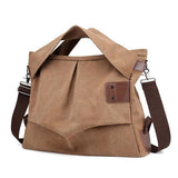 Canvas Casual Large Capacity Tote Handbag Crossbody Bag