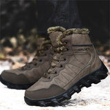 Men's Casual Fashion Outdoor Plus Size Plush Thermal Boots