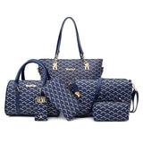 Women's Fashion Large Capacity 6-Piece Bags Set
