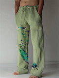 Men's Printed Drawstring Pants