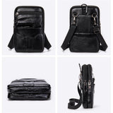 Men's Crossbody Bag Leather Shoulder Bag