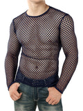 Sexy Fishnet Shirt Mens