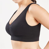 New Casual Plus Size Bras For Women Seamless Bra With Pads Sporty Vest