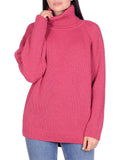 Winter High Collar Candy Color Knitted Sweaters for Sweet Lady