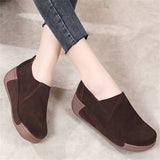Autumn Winter Leather Extra Soft Sport Fashion Women Loafers