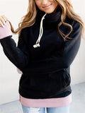 Women's Sports Sweet Long Sleeve Pullover Front Pocket Hoodies