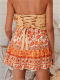 Trendy Bohemian Style Printed Skirts