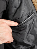 Trendy Winter Thermal Gradient Color Lapel Imitation Mink Fur Coat