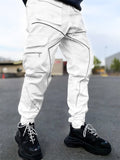 Men's Cool Multi-Pocket Reflective Cargo Pants