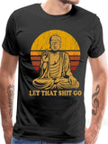 Buddha Printed Casual Men T-Shirts