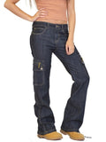 Comfy Loose Multi Pockets Casual Jeans For Women