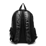 Men's Trendy All Match Waterproof Glossy Zipper Travel Backpacks