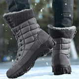 Men's High-Top Plush Thermal Plus Size Boots Shoes