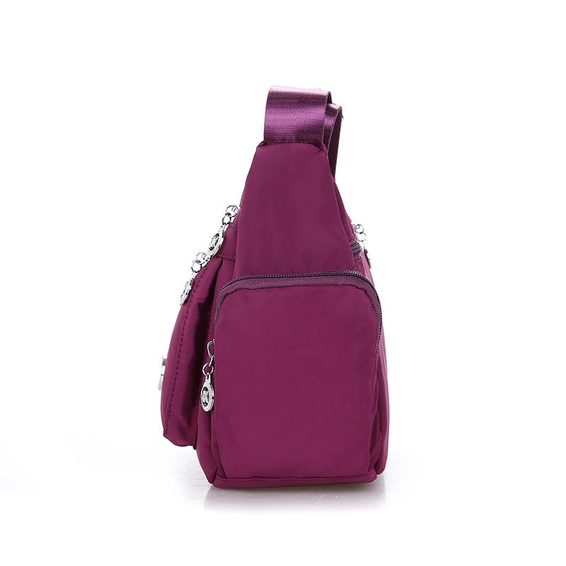 New Casual Oxford Waterproof Zipper Large Capacity Travel Handbags