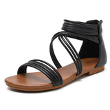 Stylish Bohemian Flat Sandy Beach Roman Sandals for Women