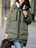 Women's Fashion Warm Casual Hooded Parker Outerwear