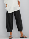 Women's Casual Loose Cotton Linen Pants