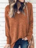 Stylish V-Neck Pullover Warm Sweaters