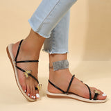 Flat Heel Casual Butterflies Decorated Slippers