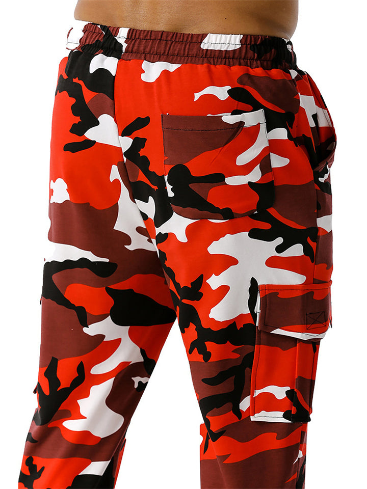 Men's Camouflage Multi Pocket Outdoor Military Cargo Sweatpants