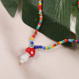 Simple Style Lovely Mushroom Shape Necklace