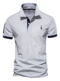 Men's Casual Slim Fit Short Sleeve Polo Shirt