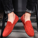 Breathable Slip on Casual Leather Loafers for Men