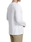 Cozy Solid Color Long-Sleeved Round Neck T-Shirt