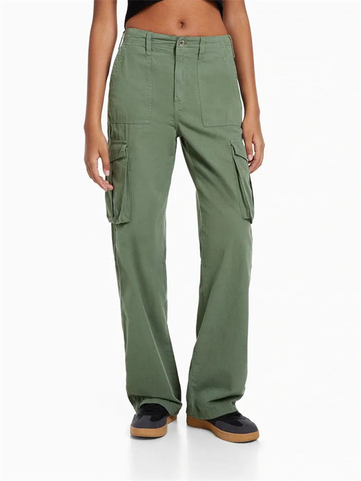 Female Spring Summer All-match High Waist Pants