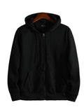 Casual Solid Color Hoodies With Pockets