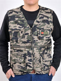 Men's Casual Multi Pockets Sleeveless Vest Jacket