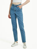 Women's Casual Style Harem Fit Campus Denim Jeans