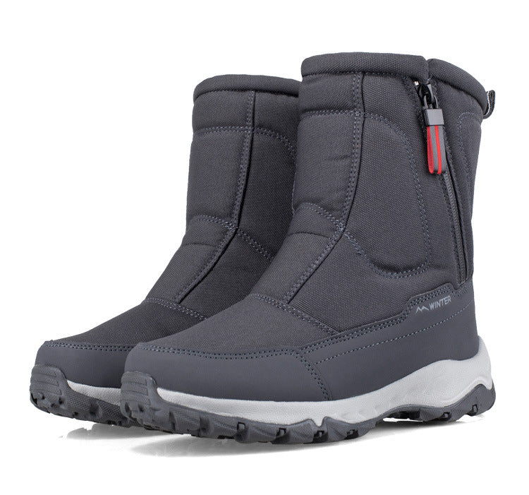 Men's Breathable Winter Plush Thermal Outdoor Boots