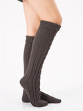 Women Winter Warm Cable Knit Knee-Socks