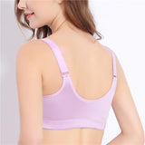 Women's Super Comfy Wireless Front Button Closure Soft Bras - Nudes
