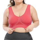 New Breathable Comfy Women's Plus Size Bras Seamless Bra With Pads