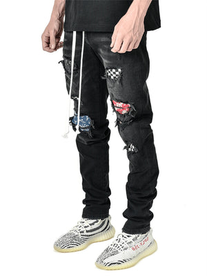 Men's Slim Fit Hip-Hop Street Demin Pants