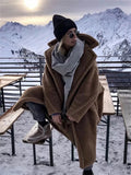 Luxury Fashion Leopard Print Winter Extra Warm Coats for Women